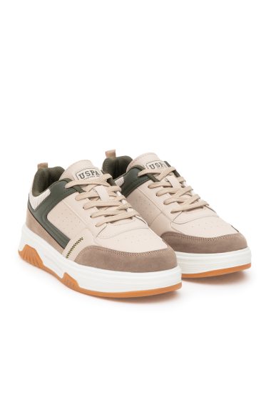 کفش ورزشی  بژ  استاندارد فیت  مردانه یو اس پولو | US POLO ASSN