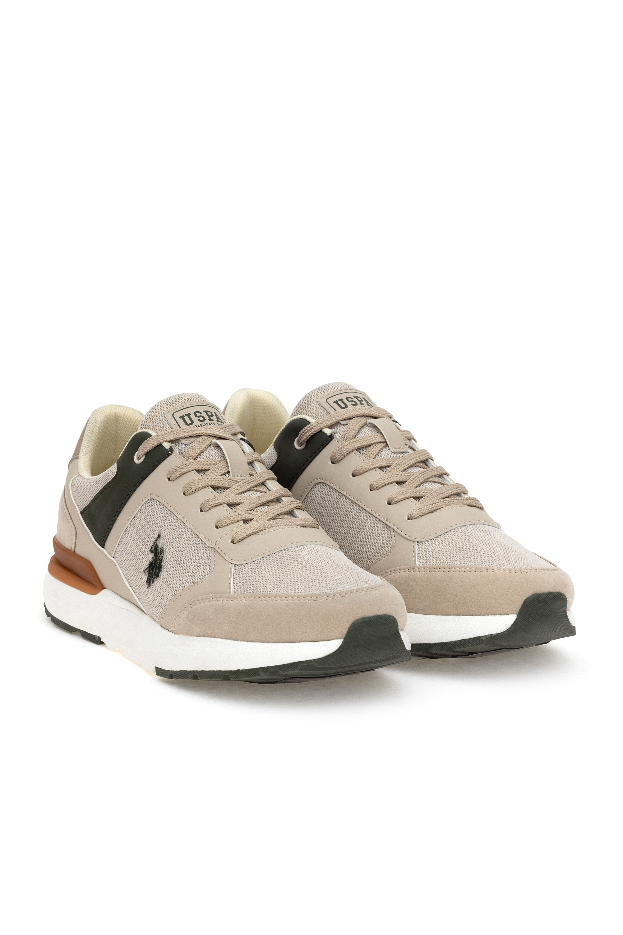 کفش ورزشی بژ استاندارد فیت مردانه یو اس پولو | US POLO ASSN