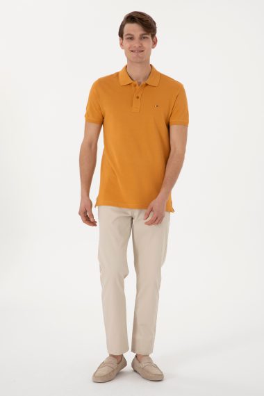 شلوار کانواس  خاکستری  اندامی  مردانه یو اس پولو | US POLO ASSN