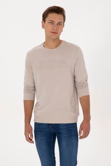 سویشرت بیسیک  خاکستری  رگولار  مردانه یو اس پولو | US POLO ASSN