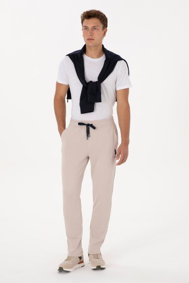 شلوار ورزشی  خاکستری  اندامی  مردانه یو اس پولو | US POLO ASSN
