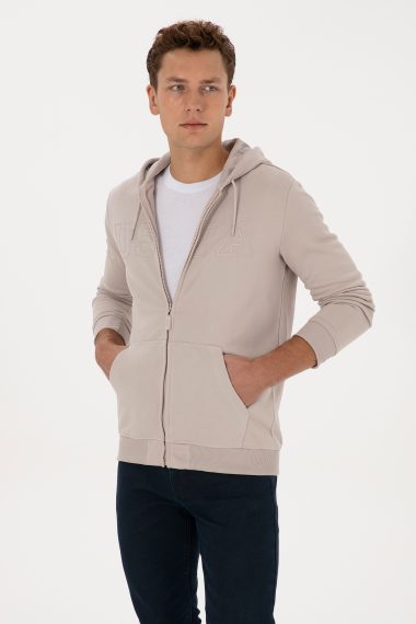 ژاکت  خاکستری  رگولار  مردانه یو اس پولو | US POLO ASSN