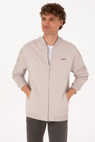 ژاکت  خاکستری  ریلکس  مردانه یو اس پولو | US POLO ASSN