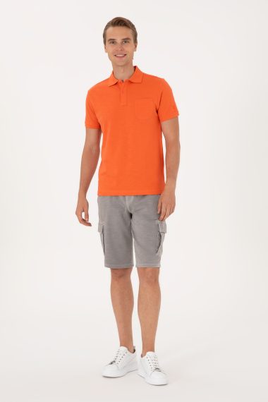 شلوارک  خاکستری تیره  رگولار  مردانه یو اس پولو | US POLO ASSN