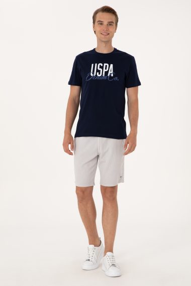 شلوارک  خاکستری روشن  رگولار  مردانه یو اس پولو | US POLO ASSN
