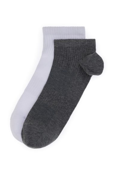 جوراب  خاکستری ملانژ  رگولار  مردانه یو اس پولو | US POLO ASSN