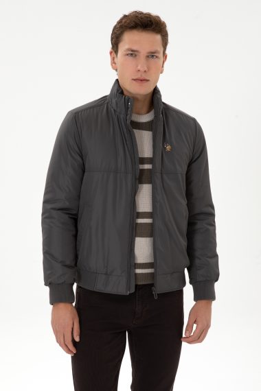 کاپشن  خاکستری  BASIC  مردانه یو اس پولو | US POLO ASSN