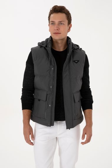 جلیقه  خاکستری  BASIC  مردانه یو اس پولو | US POLO ASSN