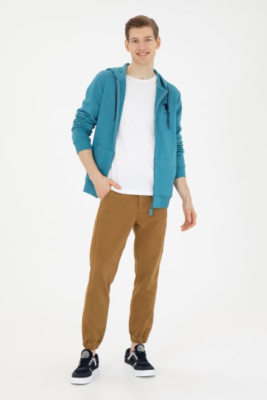 شلوار کانواس  خاکی روشن  جاگر  مردانه یو اس پولو | US POLO ASSN