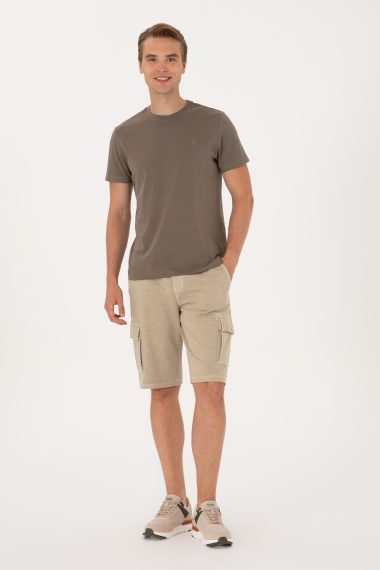 شلوارک  خاکی روشن  رگولار  مردانه یو اس پولو | US POLO ASSN