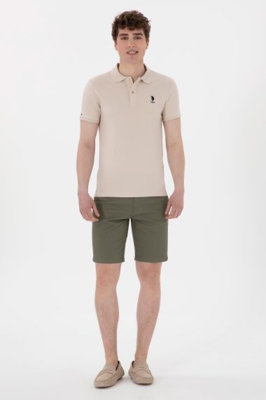 شلوارک  خاکی تیره  رگولار  مردانه یو اس پولو | US POLO ASSN