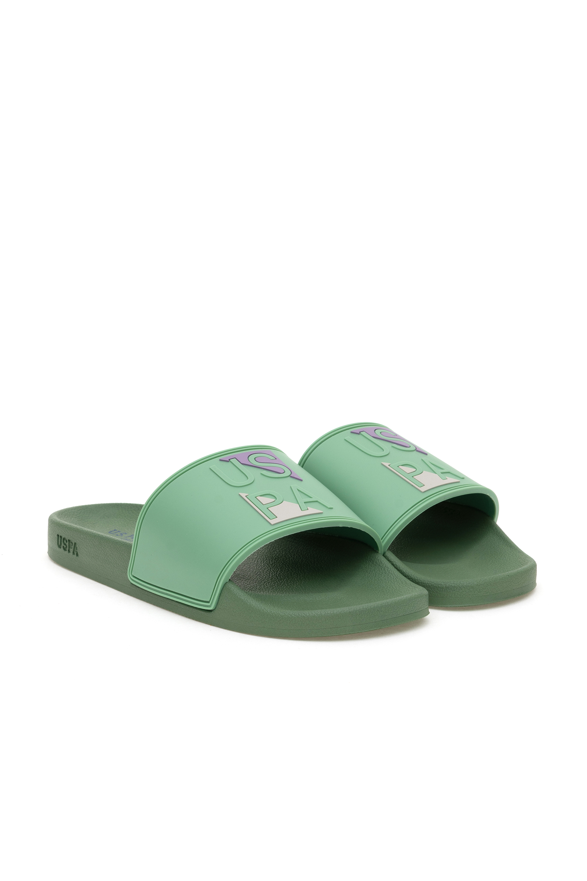 دمپایی سبزآبی رگولار مردانه یو اس پولو | US POLO ASSN
