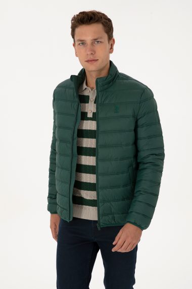 کاپشن  سبز تیره  BASIC  مردانه یو اس پولو | US POLO ASSN