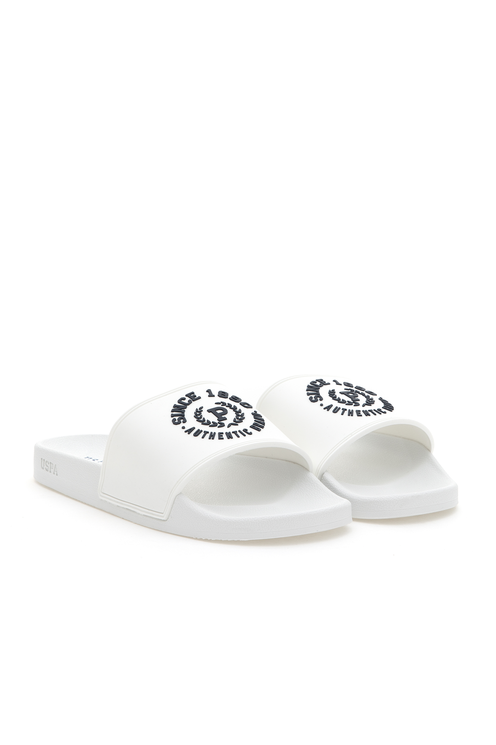 دمپایی سفید رگولار مردانه یو اس پولو | US POLO ASSN