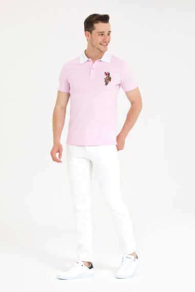 شلوار جین  سفید  اندامی  مردانه یو اس پولو | US POLO ASSN