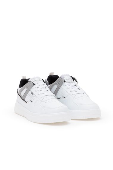 کفش ورزشی  سفید  استاندارد فیت  مردانه یو اس پولو | US POLO ASSN
