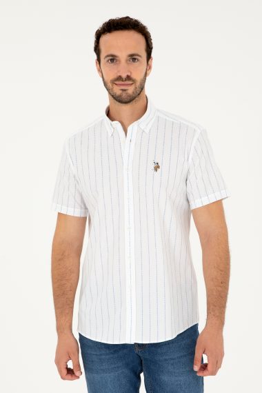 پیراهن  سورمه ای روشن  رگولار  مردانه یو اس پولو | US POLO ASSN