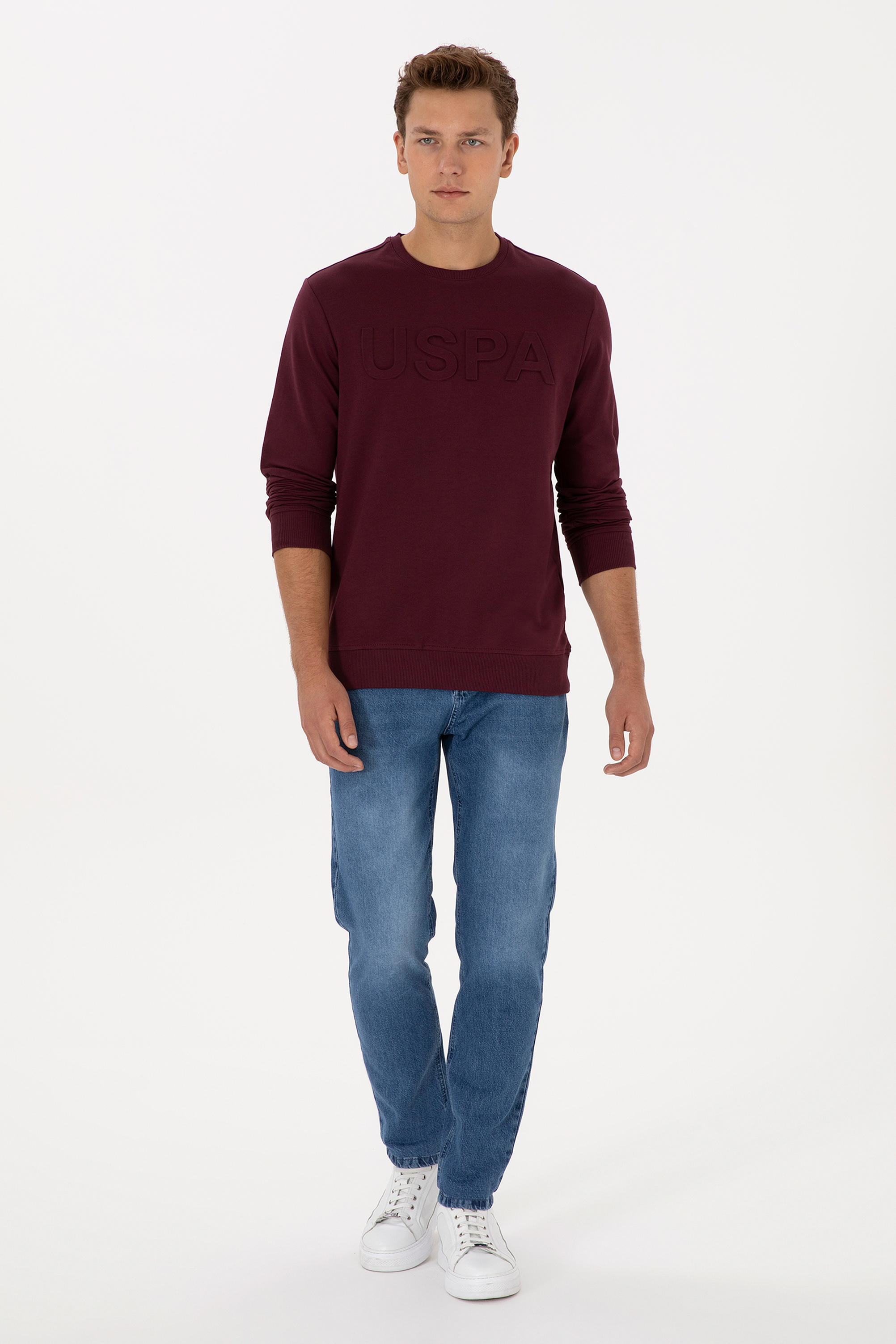 شلوار جین سورمه ای روشن Tapered مردانه یو اس پولو | US POLO ASSN