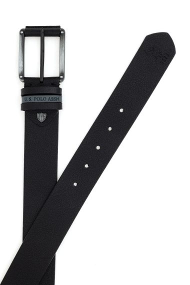 کمربند  سیاه  استاندارد فیت  مردانه یو اس پولو | US POLO ASSN