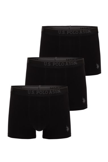 ست باکسر  سیاه  استاندارد فیت  مردانه یو اس پولو | US POLO ASSN