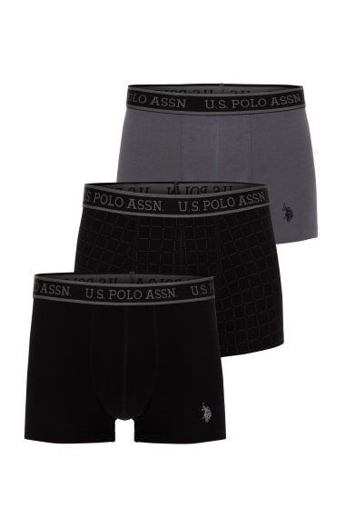 ست باکسر  سیاه  استاندارد فیت  مردانه یو اس پولو | US POLO ASSN