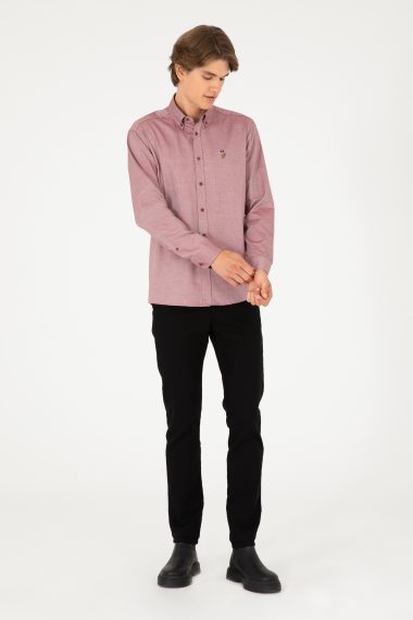 شلوار کانواس  سیاه  اندامی  مردانه یو اس پولو | US POLO ASSN