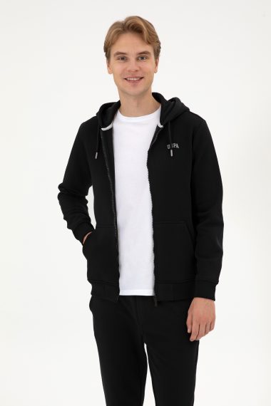 ژاکت  سیاه  رگولار  مردانه یو اس پولو | US POLO ASSN