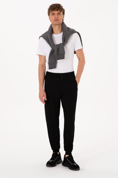 شلوار ورزشی  سیاه  رگولار  مردانه یو اس پولو | US POLO ASSN