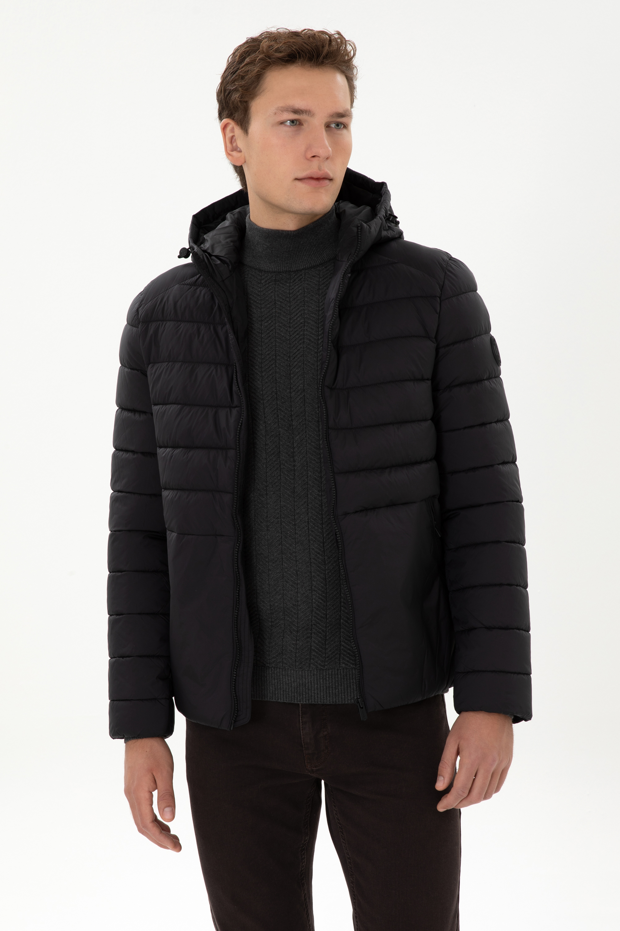 کاپشن سیاه BASIC مردانه یو اس پولو | US POLO ASSN