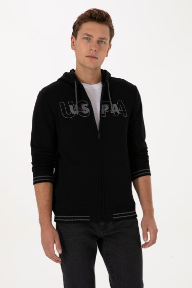 ژاکت  سیاه  رگولار  مردانه یو اس پولو | US POLO ASSN