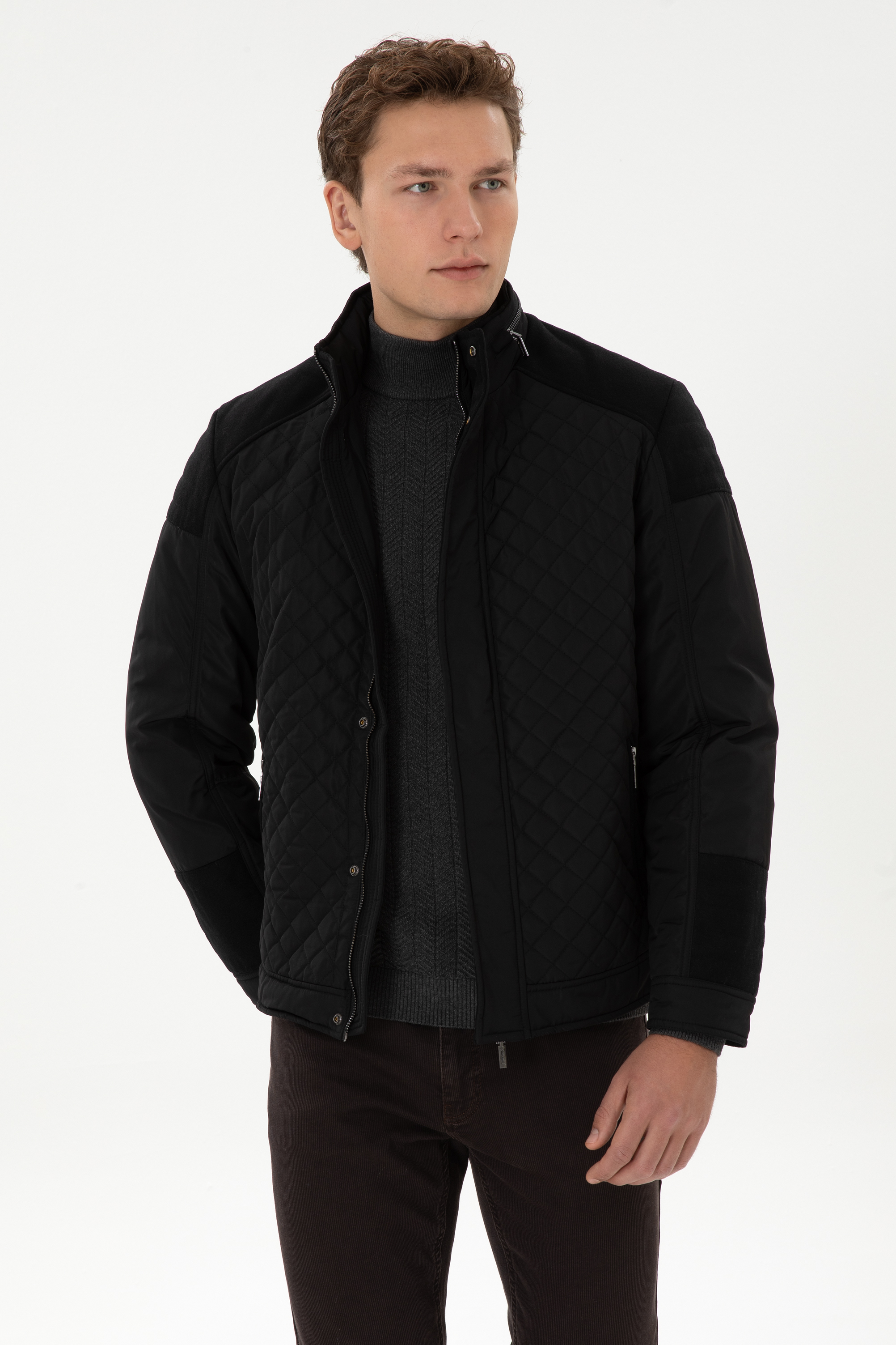 کاپشن سیاه BASIC مردانه یو اس پولو | US POLO ASSN