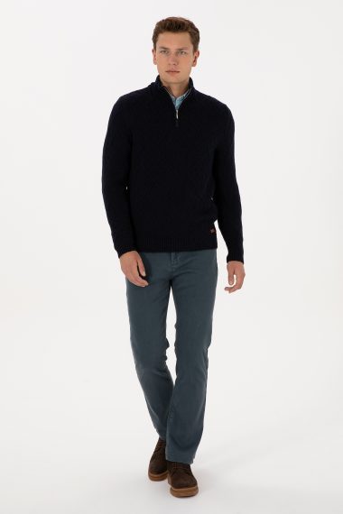 شلوار جین  فیروزه ای  راسته  مردانه یو اس پولو | US POLO ASSN