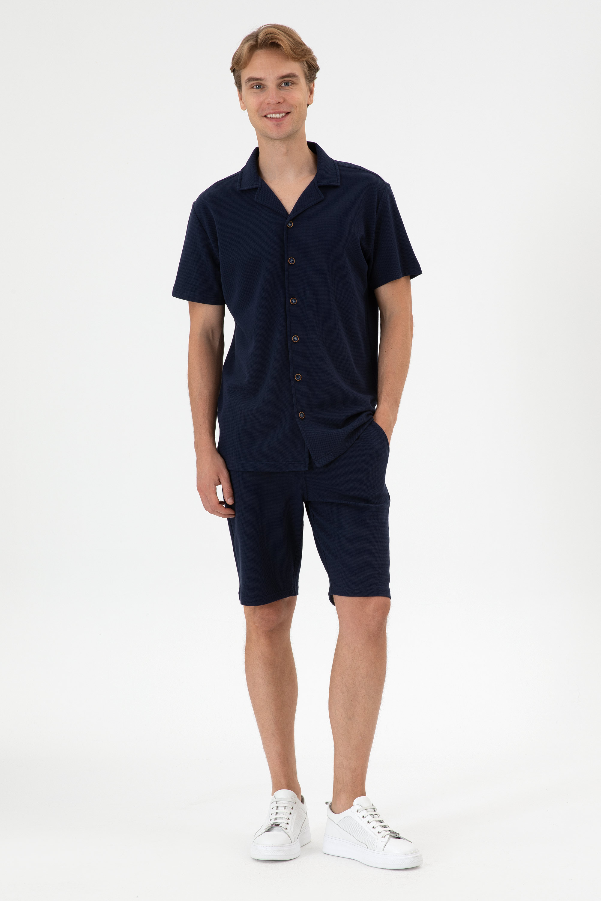 شلوارک لاجورد رگولار مردانه یو اس پولو | US POLO ASSN