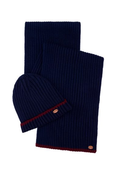 شال گردن  لاجورد  استاندارد فیت  مردانه یو اس پولو | US POLO ASSN