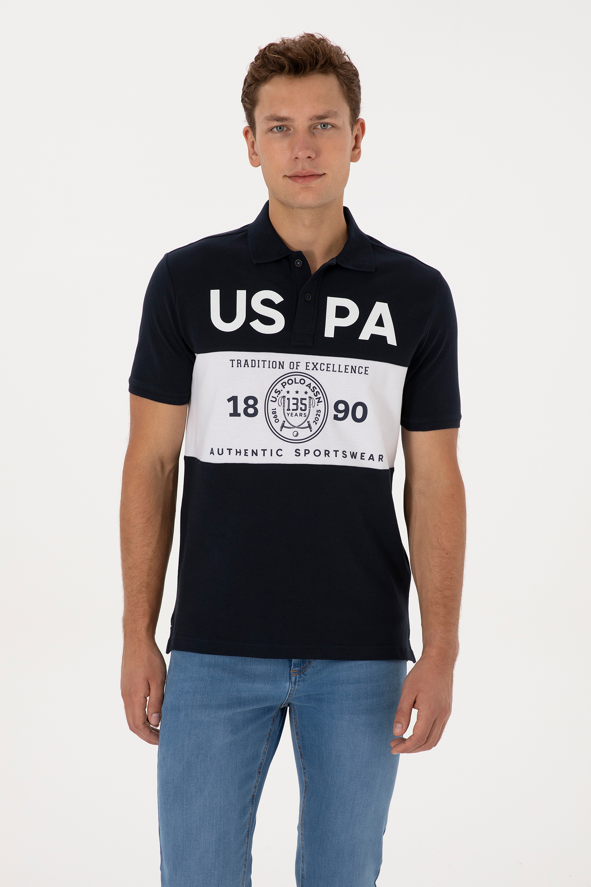 تی شرت لاجورد رگولار مردانه یو اس پولو | US POLO ASSN