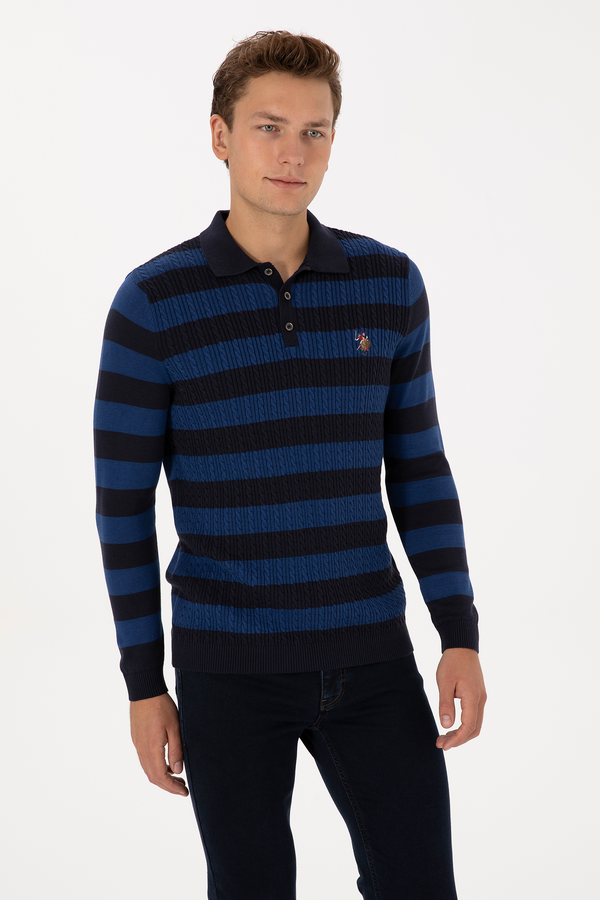 بافت لاجورد رگولار مردانه یو اس پولو | US POLO ASSN