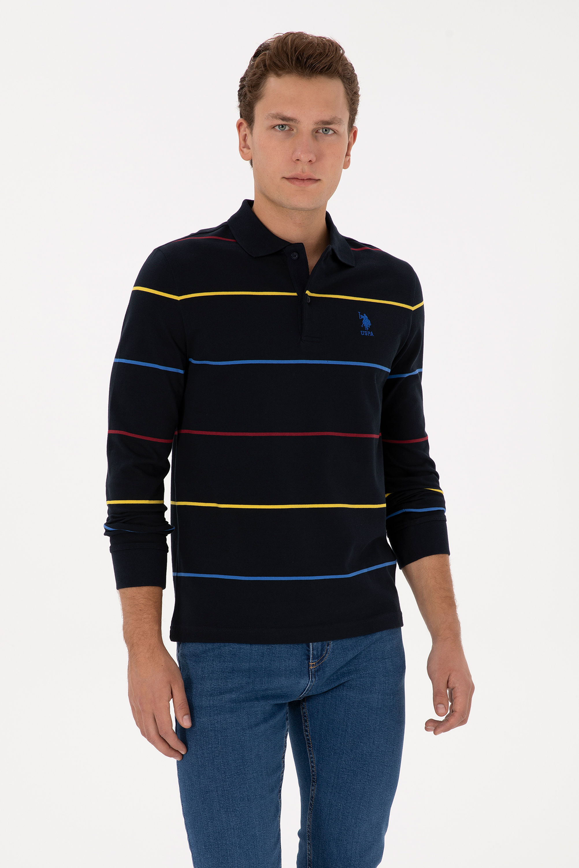 سویشرت لاجورد رگولار مردانه یو اس پولو | US POLO ASSN