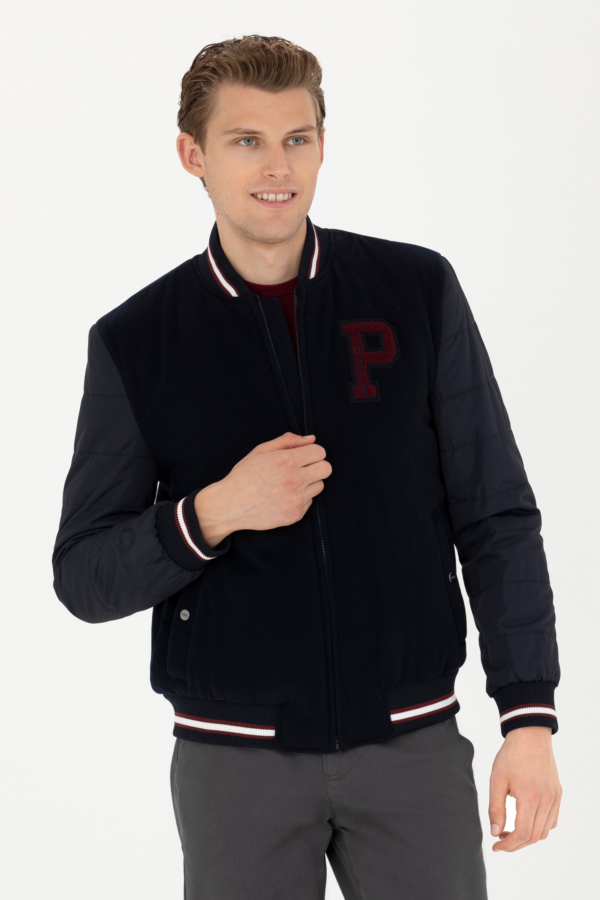 کاپشن لاجورد رگولار مردانه یو اس پولو | US POLO ASSN