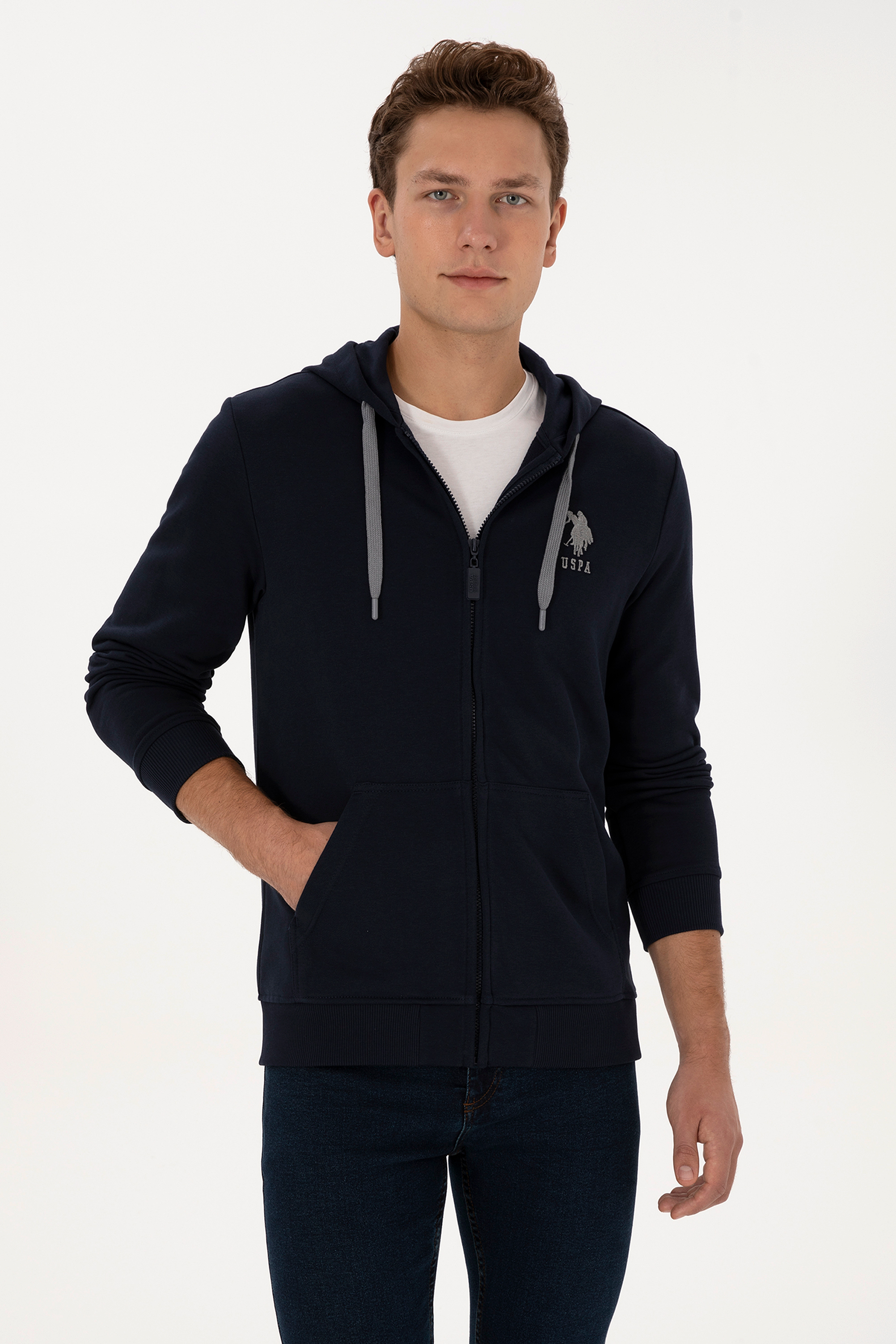 ژاکت لاجورد رگولار مردانه یو اس پولو | US POLO ASSN