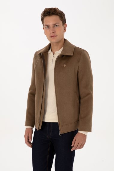 کاپشن  شتری  BASIC  مردانه یو اس پولو | US POLO ASSN