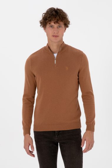 بافت بیسیک  شتری  اندامی  مردانه یو اس پولو | US POLO ASSN