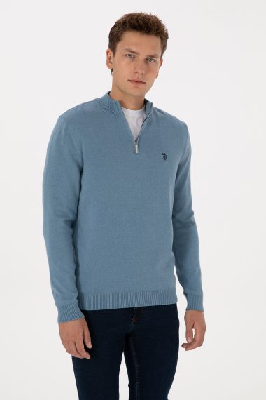 بافت بیسیک  آبی  اندامی  مردانه یو اس پولو | US POLO ASSN