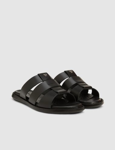 دمپایی  سیاه  استاندارد فیت  مردانه یو اس پولو | US POLO ASSN