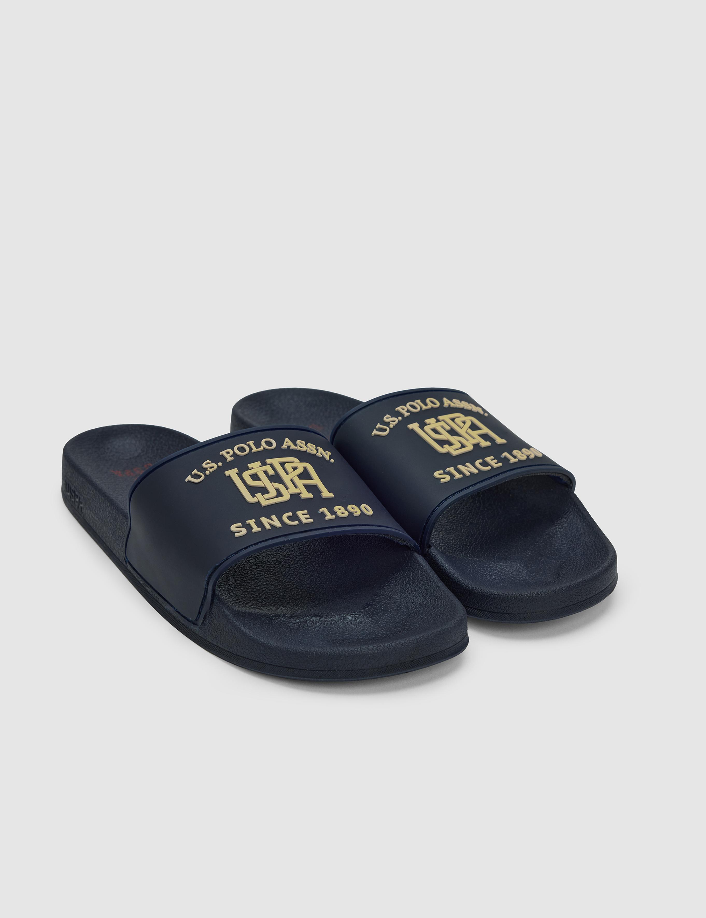 دمپایی لاجورد استاندارد فیت مردانه یو اس پولو | US POLO ASSN