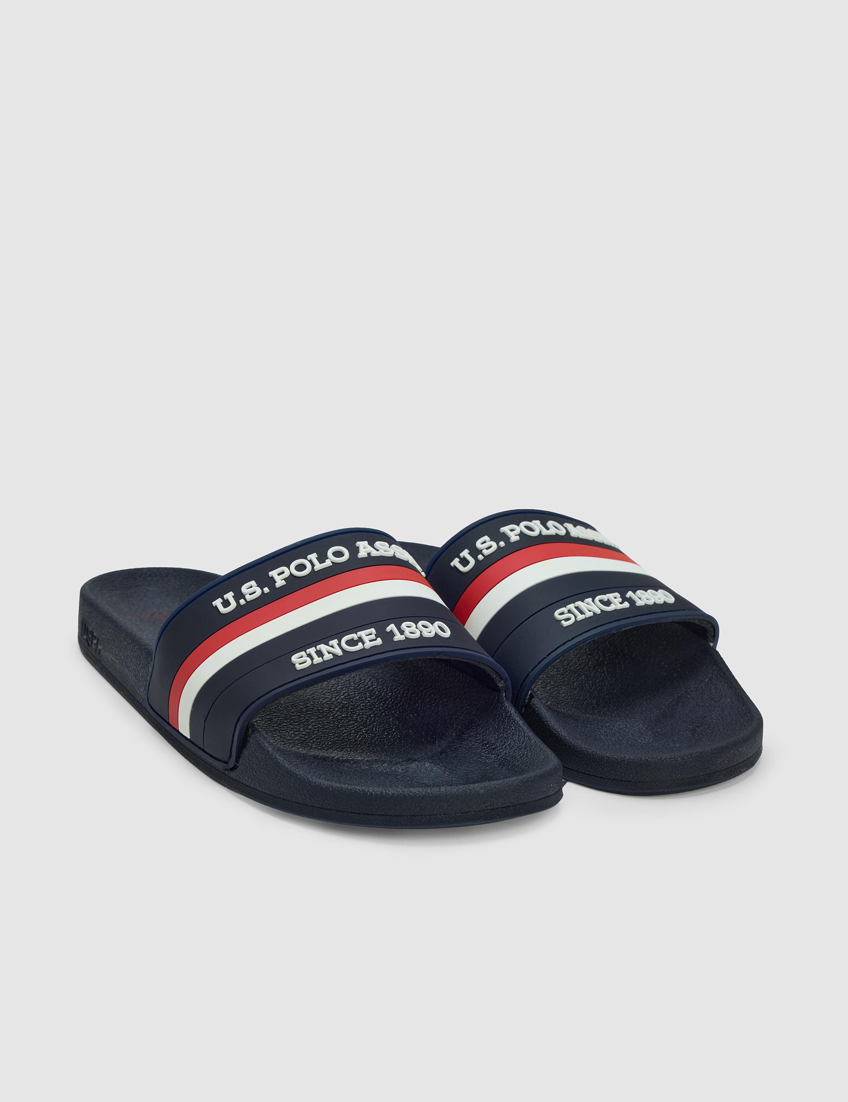 دمپایی لاجورد استاندارد فیت مردانه یو اس پولو | US POLO ASSN