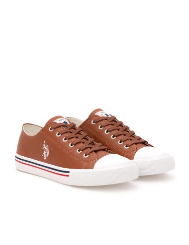 کفش ورزشی  قهوه ای روشن  استاندارد فیت  مردانه یو اس پولو | US POLO ASSN
