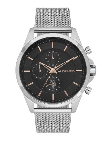 ساعت مچی  خاکستری  استاندارد فیت  مردانه یو اس پولو | US POLO ASSN