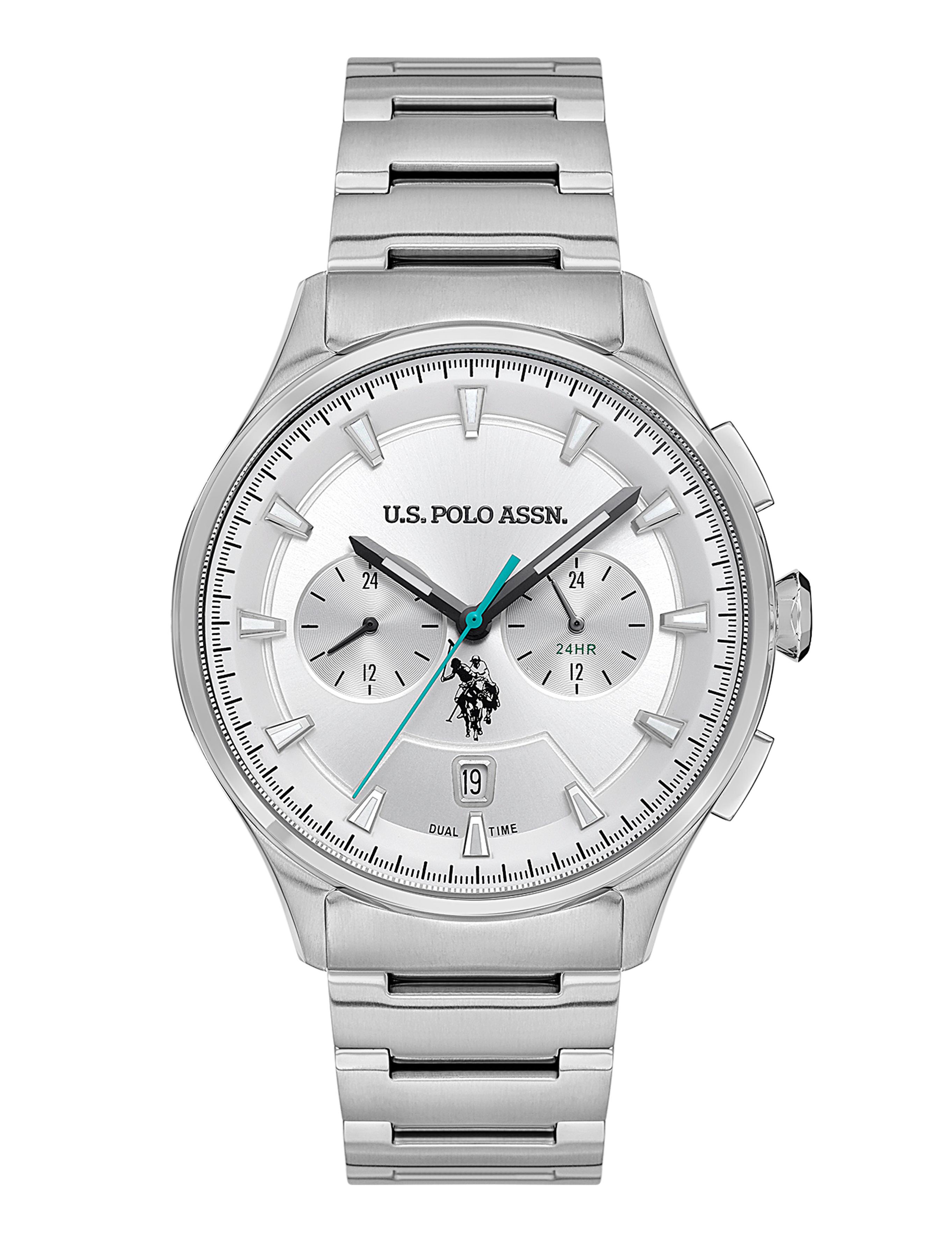 ساعت مچی خاکستری استاندارد فیت مردانه یو اس پولو | US POLO ASSN