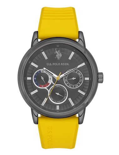 ساعت مچی  زرد  استاندارد فیت  مردانه یو اس پولو | US POLO ASSN