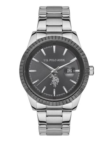 ساعت مچی  خاکستری  استاندارد فیت  مردانه یو اس پولو | US POLO ASSN